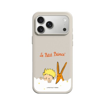 iPhone 17 Pro Max SolidX 貝殼灰 - Le Petit Prince 小王子 - 小王子與狐狸 - 偷偷窺視