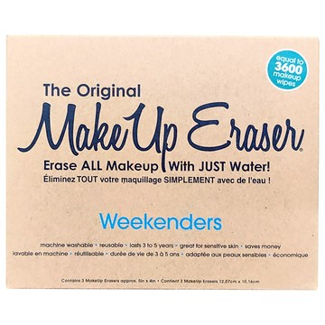 MakeUp Eraser 原創魔法卸妝巾 Weekenders 可重複使用  3件  1組