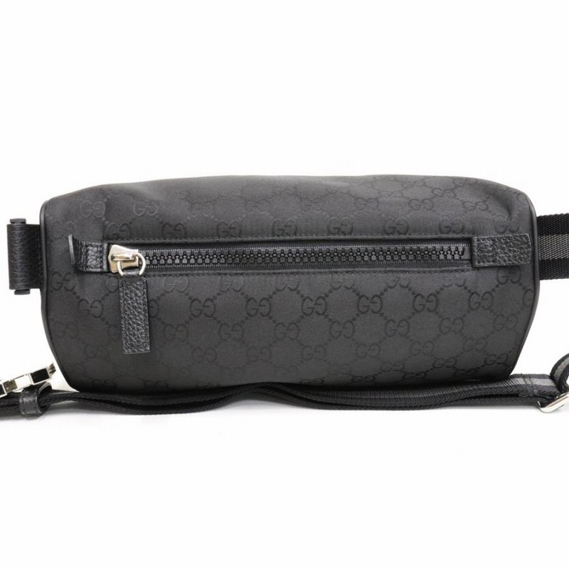 美品） グッチ GUCCI ウエストポーチ ボディバッグ GG ナイロン