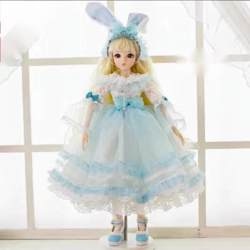 A21352 プリンセスドール 60cm フランス人形 西洋人形 衣装付き。球体