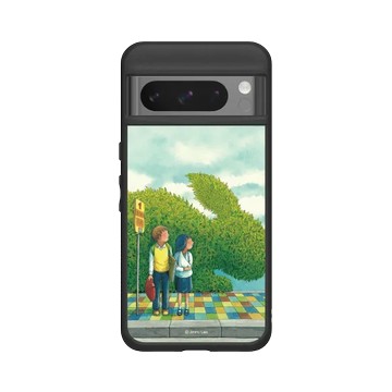 Pixel 8 Pro SolidSuit 黑 - 幾米 Jimmy Liao - 兔子系列-等車