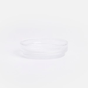 克萊歐直紋玻璃皂盤