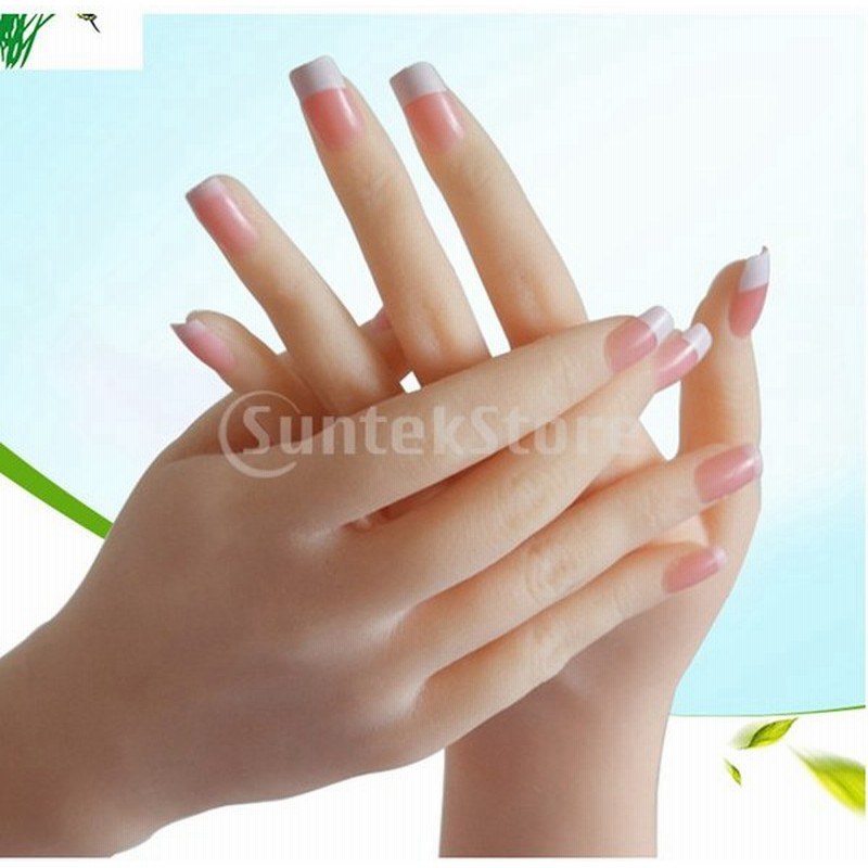 1 1シリコンゲル女性の手モデルネイルアートプラクティスジュエリー小道具 左手 通販 Lineポイント最大0 5 Get Lineショッピング