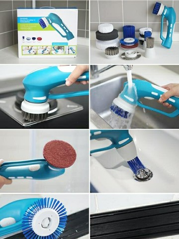 電動清潔刷無線電動刷子清潔刷多功能家用強力浴室瓷磚廚房清洗工具清潔神器 雙11全館免運