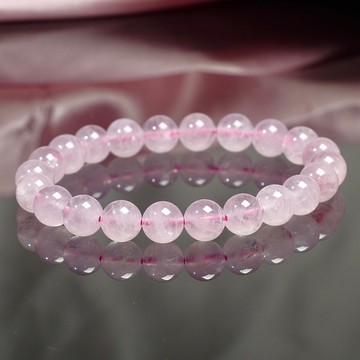 粉晶│8mm/10mm 水晶手鍊 愛情桃花 溫柔可愛 療癒心輪 客製禮物