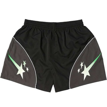 MTA M26STSN TONAL PANEL NYLON TRACK SHORTS 雙色尼龍 短褲 (黑色)
