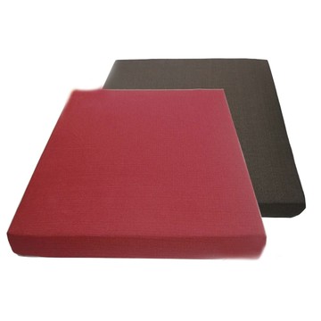 J&N 典雅素亞麻立體坐墊 2入 55 x 55cm 標準坐墊 紅色 咖色  紅色，咖色