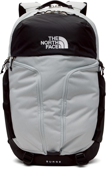 The North Face 灰色 & 黑色 Surge 双肩包