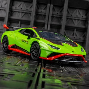 彩珀88716A仿真颶風STO合金汽車模型回力聲光玩具車超跑賽車禮物