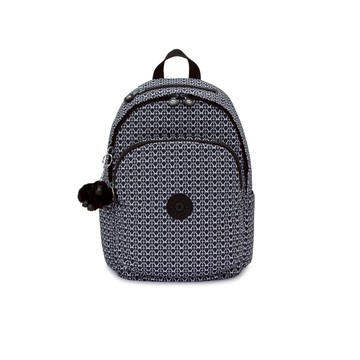 經典老花上方拉鍊後背包-DELIA