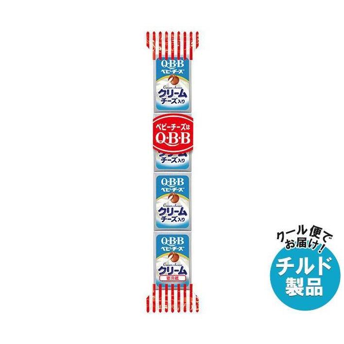 QBB クリームチーズ入りベビー 54g(4個)×25個入｜ 送料無料 チルド チーズ 六甲バター プロセスチーズ