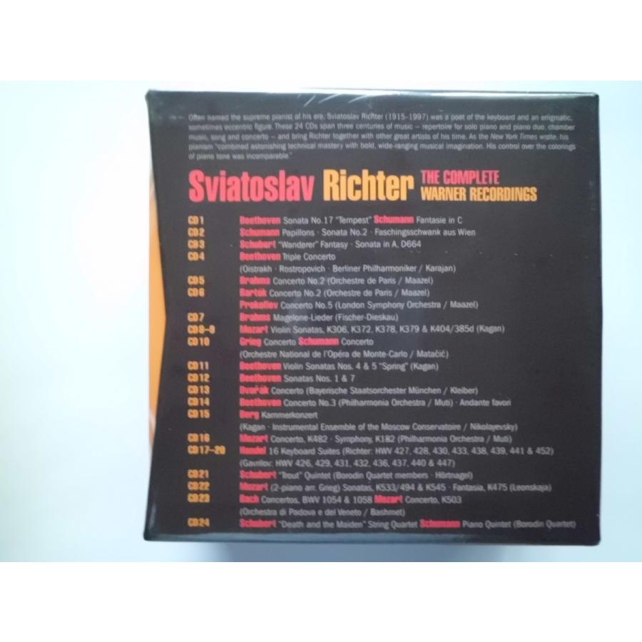 スヴャトスラフ・リヒテル SVIATOSLAV RICHTER COMPLETE WARNER RECORDINGS