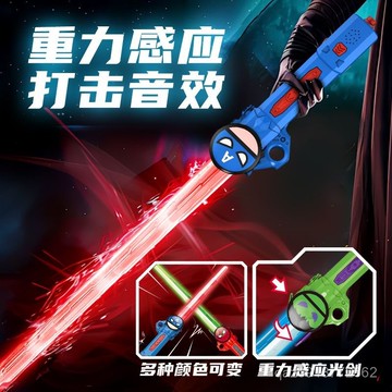 🔥台灣出貨🔥炫酷七彩燈 七彩光劍 激光劍 伸縮光劍 二閤一 發光劍 兒童玩具 閃光劍 熒光棒 兒童禮物 音效光劍