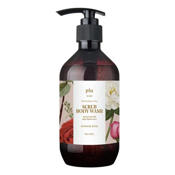 PLU 香氛磨砂沐浴乳-玫瑰香 500ml