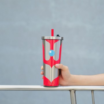 超人力霸王環保杯 - ULTRAMAN｜正版授權｜不銹鋼環保杯吸吸管組合商品｜A Plastic Project