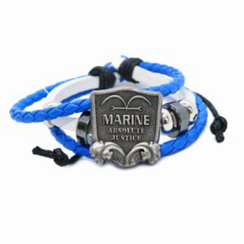 ワンピース ブレスレッド 海軍 Puレザー エンブレムver 最新 グッズ One Piece Stampede ワンピース スタンピード アクセサリー 通販 Lineポイント最大1 0 Get Lineショッピング