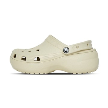 Crocs Platfrom Clog 女 奶茶 厚底 洞洞鞋 涼拖鞋 2067502Y2