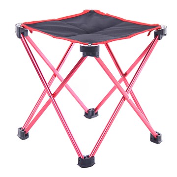 戶外便攜摺疊椅 350g 超輕量  Red  1個