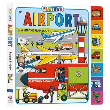 Priddy Books Playtown: Airport 翻翻書  Lift-the-Flap Book