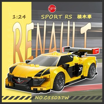 【瑪琍歐玩具】1：24雷諾Sport RS積木車/C55037W