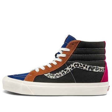 Vans Unisex Anaheim Factory Sk8-hi 38 Dx High-Top Sneakers Black/Blue/Brown