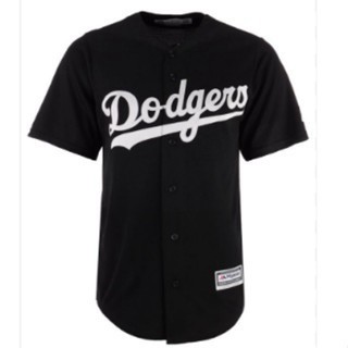 MLB Majestic 洛杉磯 道奇隊 黑色 Los Angeles Dodgers Youth 青年版 棒球衣