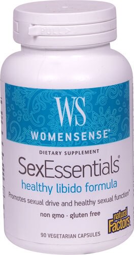 Natural Factors WomenSense SexEssentials 90 Vegetarian Capsules