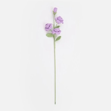 奧可利鉤針毛線花插芭比玫瑰50cm 紫