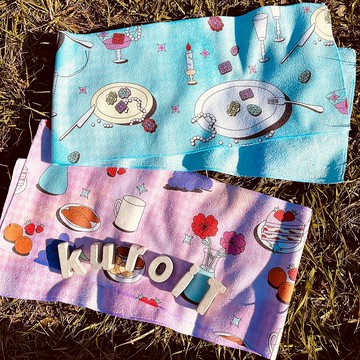 【春衣盎然】設計款-親膚吸水印花毛巾