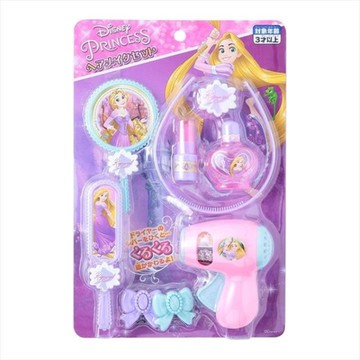 小禮堂 Disney 迪士尼 長髮公主 吹風機美妝玩具組 (家家酒)