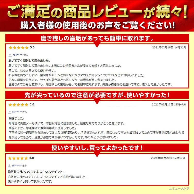 歯垢取り スケーラー 除去 器具 自宅用 歯石になる前に自分で取る ヤニ