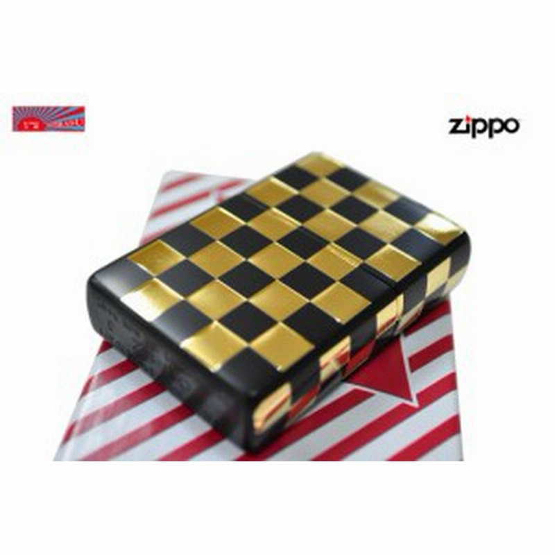 送料無料 Zippo フラットトップ ゴールド チェック ジッポライター ジッポー 人気 黒 Zippo おしゃれ な ライター シンプル 金 通販 Lineポイント最大1 0 Get Lineショッピング