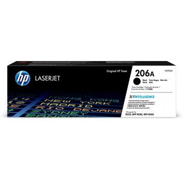 【領券滿額折200】  HP 206A 黑色原廠 LaserJet 碳粉匣(W2110A) For CLJ M255dw/M283/M283fdw