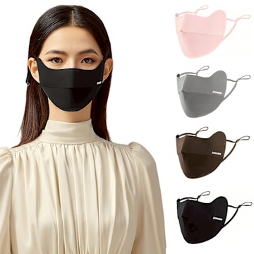 經典LOGO有質感!! 涼感無痕口罩 ZCHUIEN 輕薄防曬口罩 保護眼角 騎車 自行車 登山 運動 旅遊 戶外 高爾夫 逛街 修飾臉型 立體剪裁 清爽透氣防塵口罩