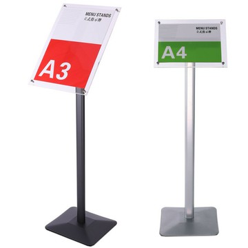 亞克力廣告牌展示架A3A4指示牌立式導向牌商場立牌水牌落地引導牌【林之舍】