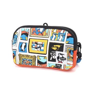 CHUMS Halter Neck Mini Bag Sweat Nylon隨身肩背包 ArtBooby CH603878Z378