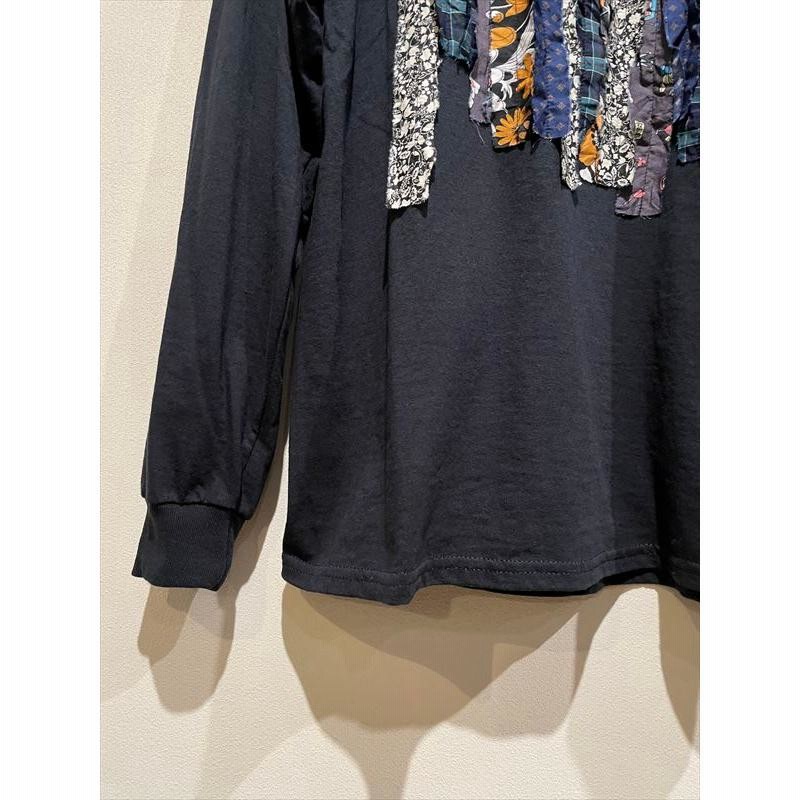 dahl'ia ダリア マルチリボンリメイク長袖Tシャツ HD-55 レディース 長袖 Tシャツ dahl'ia ダリア マルチリボンリメイク長袖Tシャツ HD-55
