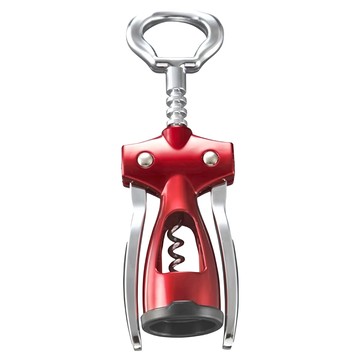 KAI 貝印 House 旋轉開瓶器 19 x 6 x 4.3 厘米  酒紅色  1個