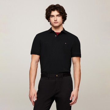【Tommy Hilfiger】1985 系列標準版型 Polo 恤_黑色