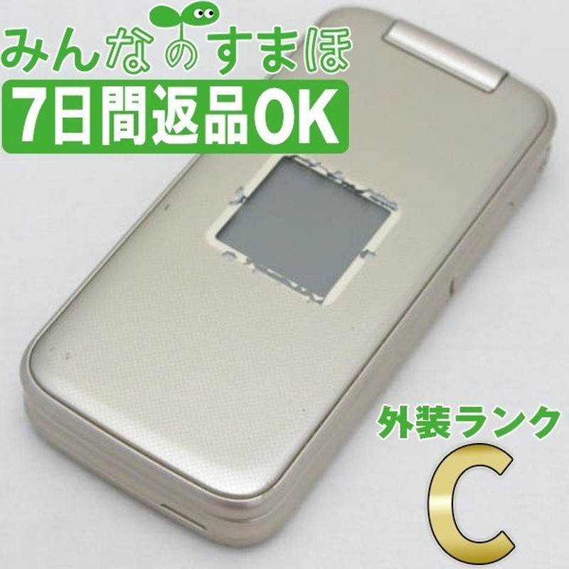 F 02j らくらくホン ゴールド Simフリー 中古 ガラケー 本体 ドコモ 7日間返品ok あすつく F02jgl6mtm 通販 Lineポイント最大0 5 Get Lineショッピング