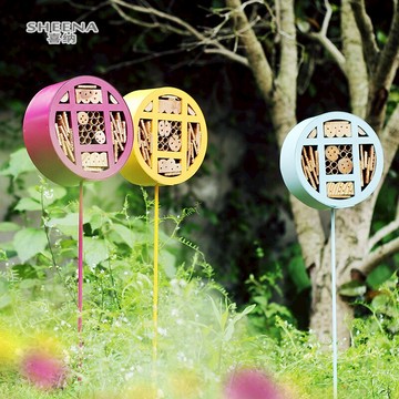 英倫經典平安喜樂昆蟲屋庭院花園幼兒園自然生態教育裝飾造景