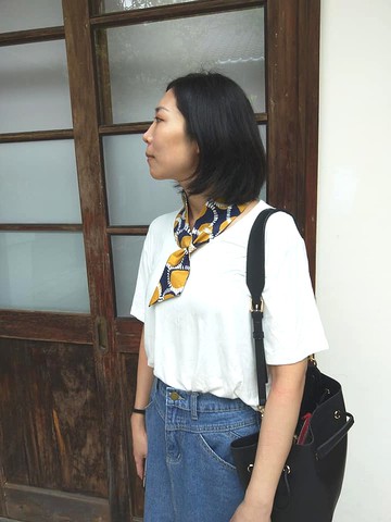 一秒小領巾(髮帶)-圓想