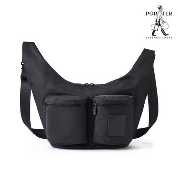 PORTER INTERNATIONAL - 半圓美學SEMI斜背包 - 黑