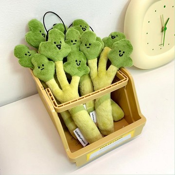 【雨過山】原創精品香菜毛絨掛件可愛香菜鑰匙扣搞怪背包掛飾玩偶