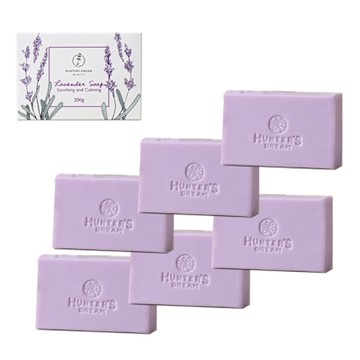 澳洲Hunter‘s Dream 獵人谷之夢 皇家薰衣草精油皂(6入組 200g/盒) 即期品-2027年5月到期