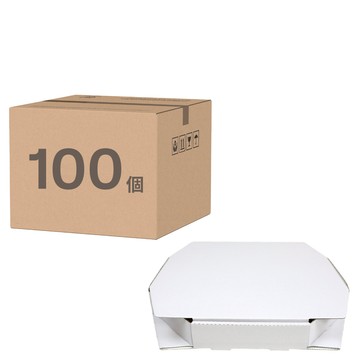 素面八角披薩盒 韓國製 275 x 275mm  白色  100個