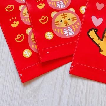 瑕疵 虎年 紅包袋 1包6入 白點與摺痕