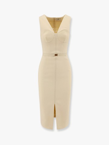 Midi dress with padded cups - ELISABETTA FRANCHI - gender_Woman