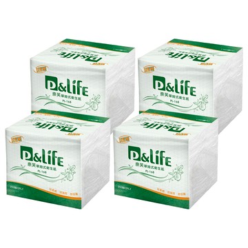 p&LiFE 奈芙 抽取式衛生紙 PL-168 2層 250張  12包  4袋
