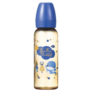 KU.KU Duckbill 酷咕鴨 星燦PPSU標準奶瓶 美國PPSU原料 耐摔耐高溫  藍色  240ml  1個